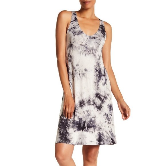 Como Vintage Cross Strap Tie Dye Dress - Picture 1 of 6